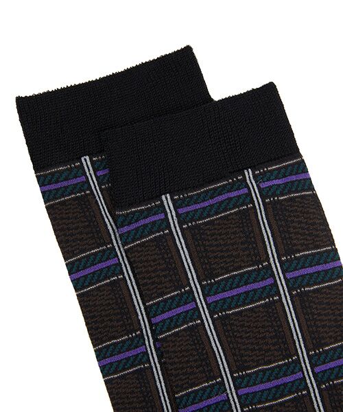 JNBY / ジェーエヌビーワイ ソックス | Tartan Nylon Socks / タータンナイロンソックス | 詳細2