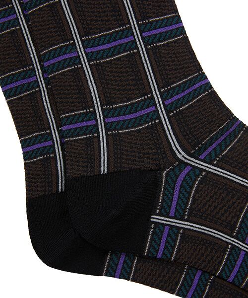 JNBY / ジェーエヌビーワイ ソックス | Tartan Nylon Socks / タータンナイロンソックス | 詳細3