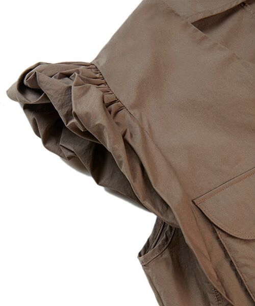 JNBY / ジェーエヌビーワイ ミニ丈・ひざ丈ワンピース | Cloud Large Pocket Zip-front Cotton Dress / ジップアップドレス | 詳細18