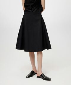 JNBY / ジェーエヌビーワイ ミニ・ひざ丈スカート | Classic Wearable Cotton Flared Midi Skirt / コットンフレアスカート
