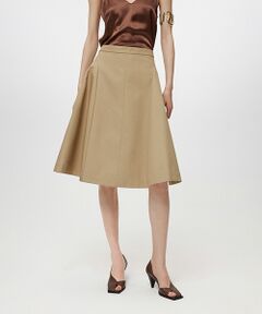 JNBY / ジェーエヌビーワイ ミニ・ひざ丈スカート | Classic Wearable Cotton Flared Midi Skirt / コットンフレアスカート