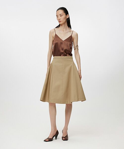 JNBY / ジェーエヌビーワイ ミニ・ひざ丈スカート | Classic Wearable Cotton Flared Midi Skirt / コットンフレアスカート | 詳細15