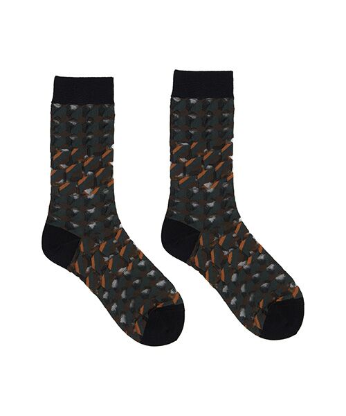 JNBY / ジェーエヌビーワイ ソックス | Geometric Nylon Socks / ジオメトリックナイロンソックス | 詳細1