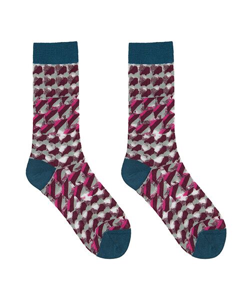 JNBY / ジェーエヌビーワイ ソックス | Geometric Nylon Socks / ジオメトリックナイロンソックス | 詳細6