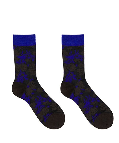 JNBY / ジェーエヌビーワイ ソックス | Retro Floral-jacquard Sheer Stretch-nylon Socks / レトロフローラルジャカードソックス | 詳細6