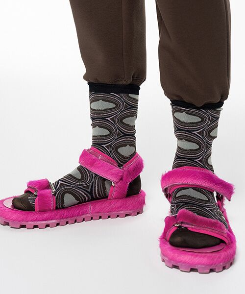 JNBY / ジェーエヌビーワイ ソックス | Eye-catching Onion-jacquard Nylon-blend Socks / オニオンジャカードソックス | 詳細6