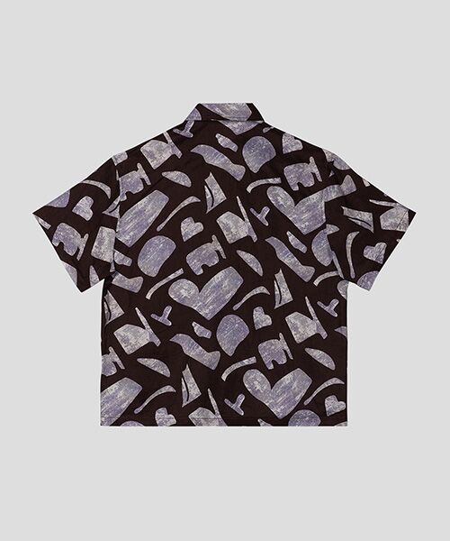 JNBY / ジェーエヌビーワイ ルームウェア | HOME Genderless Loose-fit Linen Pajama Shirt / ジオメトリックリネンパジャマシャツ | 詳細5