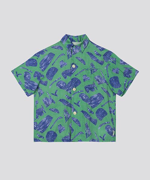 JNBY / ジェーエヌビーワイ ルームウェア | HOME Genderless Loose-fit Linen Pajama Shirt / ジオメトリックリネンパジャマシャツ | 詳細11