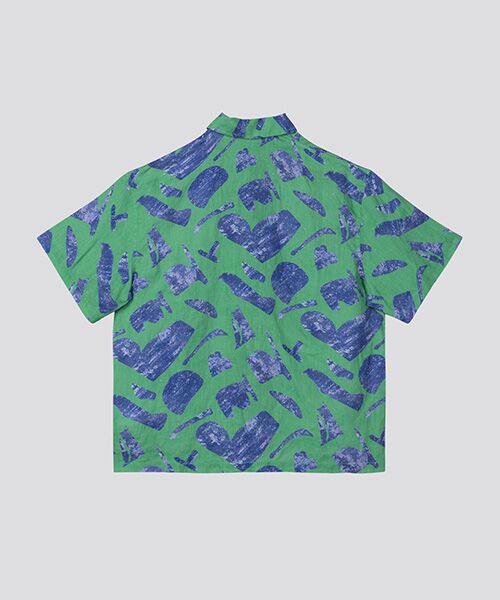 JNBY / ジェーエヌビーワイ ルームウェア | HOME Genderless Loose-fit Linen Pajama Shirt / ジオメトリックリネンパジャマシャツ | 詳細12