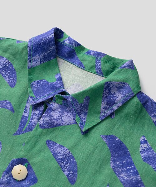 JNBY / ジェーエヌビーワイ ルームウェア | HOME Genderless Loose-fit Linen Pajama Shirt / ジオメトリックリネンパジャマシャツ | 詳細13