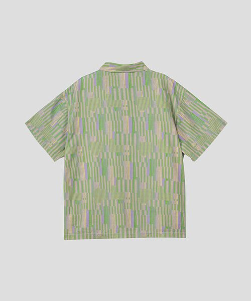 JNBY / ジェーエヌビーワイ ルームウェア | HOME Genderless Loose-fit Geometric-print Linen-blend Pajama Shirt / ジェンダーレスジオメトリックプリント パジャマシャツ | 詳細5