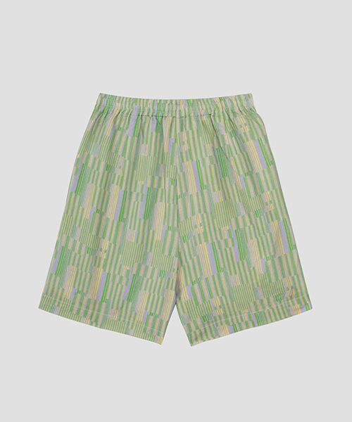 JNBY / ジェーエヌビーワイ ルームウェア | HOME Genderless Loose-fit Geometric-print Linen-blend Pajama Shorts / ジェンダーレスジオメトリックプリント パジャマショートパンツ | 詳細5