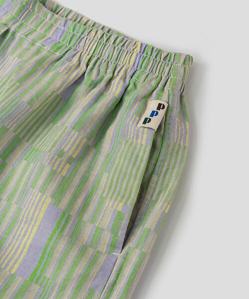 JNBY / ジェーエヌビーワイ ルームウェア | HOME Genderless Loose-fit Geometric-print Linen-blend Pajama Shorts / ジェンダーレスジオメトリックプリント パジャマショートパンツ | 詳細6