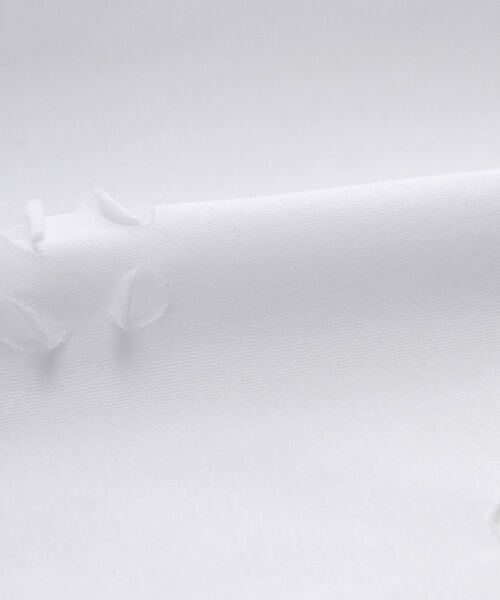 JNBY / ジェーエヌビーワイ Tシャツ | Laser-cut Floral Hollow T-Shirt / レースカットフローラルTシャツ | 詳細9