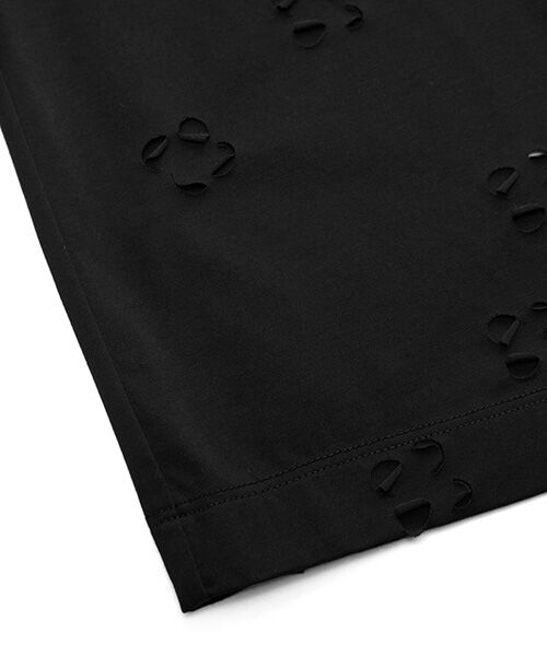 JNBY / ジェーエヌビーワイ Tシャツ | Laser-cut Floral Hollow T-Shirt / レースカットフローラルTシャツ | 詳細21