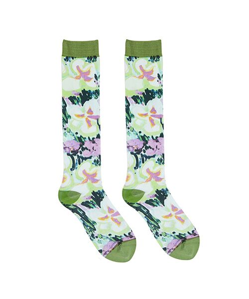 JNBY / ジェーエヌビーワイ ソックス | Blossom Brightness Knee-high Socks / ブロッサムハイソックス | 詳細6