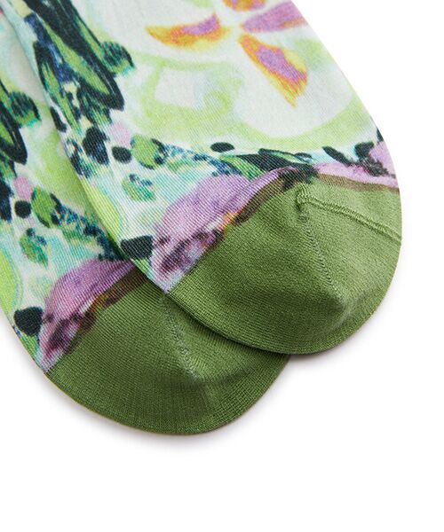 JNBY / ジェーエヌビーワイ ソックス | Blossom Brightness Knee-high Socks / ブロッサムハイソックス | 詳細10