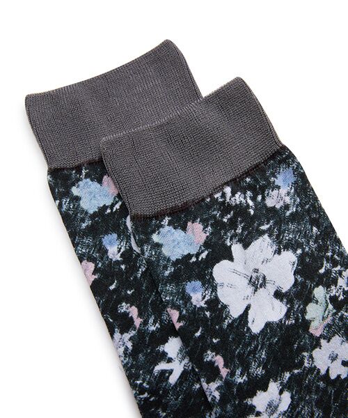 JNBY / ジェーエヌビーワイ ソックス | Vintage Floral Knee-high Socks / フローラルハイソックス | 詳細3