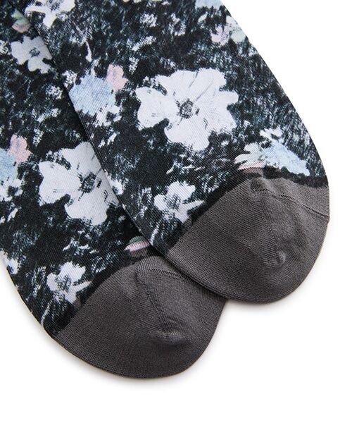 JNBY / ジェーエヌビーワイ ソックス | Vintage Floral Knee-high Socks / フローラルハイソックス | 詳細5