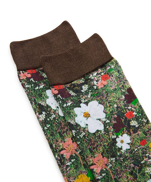 JNBY / ジェーエヌビーワイ ソックス | Vintage Floral Knee-high Socks / フローラルハイソックス | 詳細8