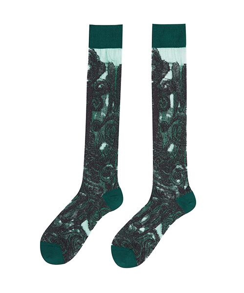 JNBY/ジェーエヌビーワイ Elegant Sheer Socks DARK GREEN ONE SIZE JNBY/ジェーエヌビーワイ Elegant Sheer Socks DARK GREEN ONE SIZE