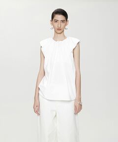 JNBY / ジェーエヌビーワイ シャツ・ブラウス | Gathered Ballon-sleeve Shirt / バルーンスリーブシャツ