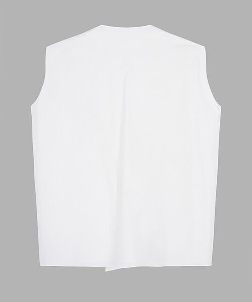 JNBY / ジェーエヌビーワイ シャツ・ブラウス | V-neck Pleated-front Sleeveless Shirt / Vネックフロントプリーツシャツ | 詳細7
