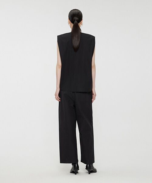 JNBY / ジェーエヌビーワイ シャツ・ブラウス | V-neck Pleated-front Sleeveless Shirt / Vネックフロントプリーツシャツ | 詳細12