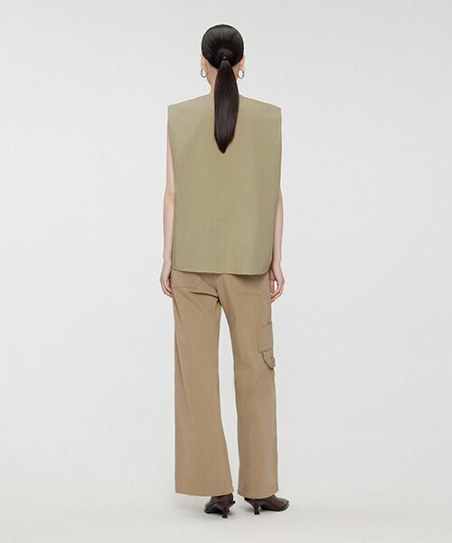 JNBY / ジェーエヌビーワイ シャツ・ブラウス | V-neck Pleated-front Sleeveless Shirt / Vネックフロントプリーツシャツ | 詳細22