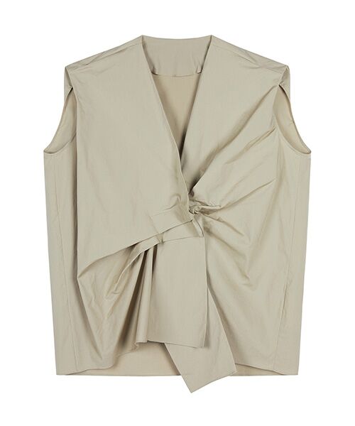 JNBY / ジェーエヌビーワイ シャツ・ブラウス | V-neck Pleated-front Sleeveless Shirt / Vネックフロントプリーツシャツ | 詳細23