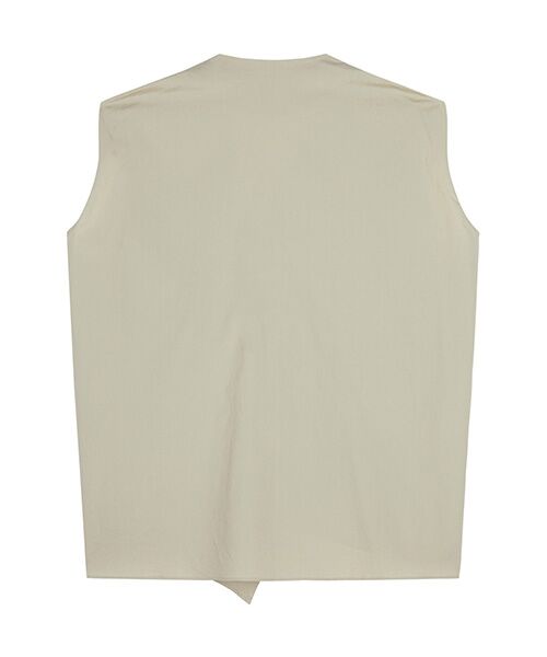 JNBY / ジェーエヌビーワイ シャツ・ブラウス | V-neck Pleated-front Sleeveless Shirt / Vネックフロントプリーツシャツ | 詳細24