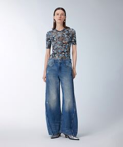 JNBY / ジェーエヌビーワイ シャツ・ブラウス | Floral-pattern Second Skin Top / フローラルセカンドスキントップス