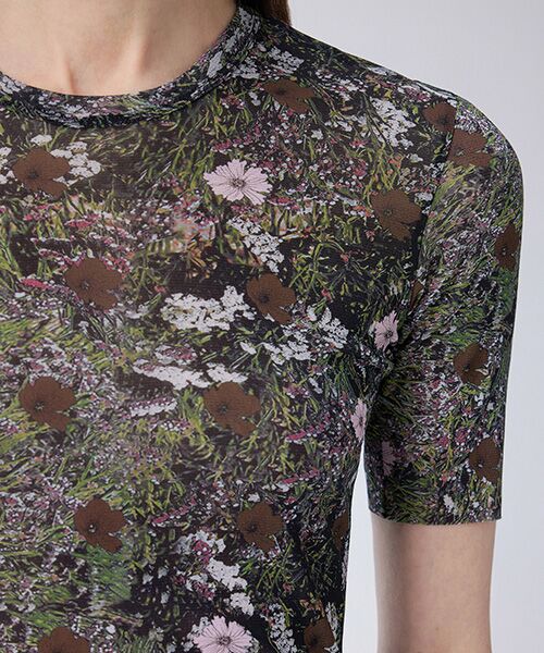JNBY / ジェーエヌビーワイ シャツ・ブラウス | Floral-pattern Second Skin Top / フローラルセカンドスキントップス | 詳細2