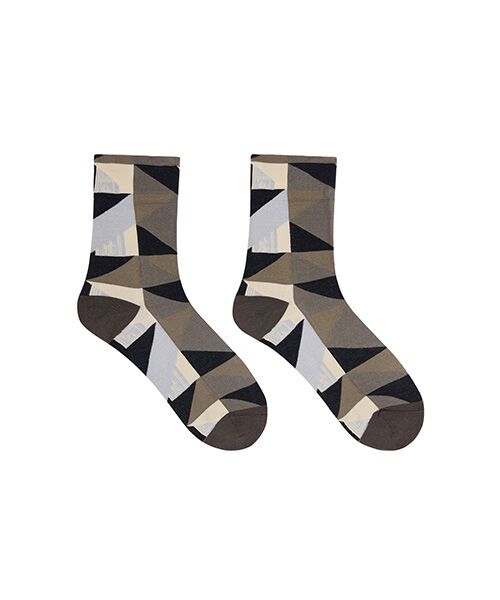 JNBY / ジェーエヌビーワイ ソックス | Geometric-pattern Socks / ジオメトリックソックス | 詳細1