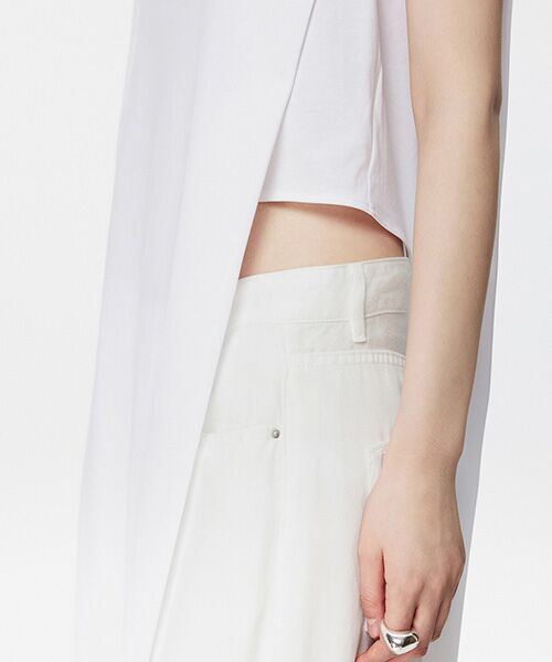 JNBY / ジェーエヌビーワイ ロング・マキシ丈ワンピース | Asymmetrical Sleeveless Summer Dress / アシンメトリーサマードレス | 詳細6