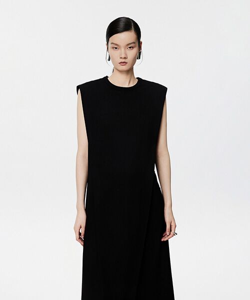 JNBY / ジェーエヌビーワイ ロング・マキシ丈ワンピース | Asymmetrical Sleeveless Summer Dress / アシンメトリーサマードレス | 詳細13