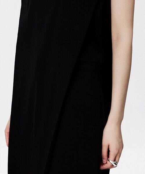 JNBY / ジェーエヌビーワイ ロング・マキシ丈ワンピース | Asymmetrical Sleeveless Summer Dress / アシンメトリーサマードレス | 詳細15