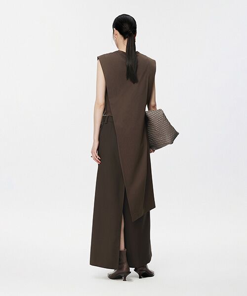 JNBY / ジェーエヌビーワイ ロング・マキシ丈ワンピース | Asymmetrical Sleeveless Summer Dress / アシンメトリーサマードレス | 詳細24