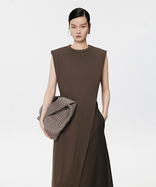 JNBY / ジェーエヌビーワイ ロング・マキシ丈ワンピース | Asymmetrical Sleeveless Summer Dress / アシンメトリーサマードレス | 詳細25