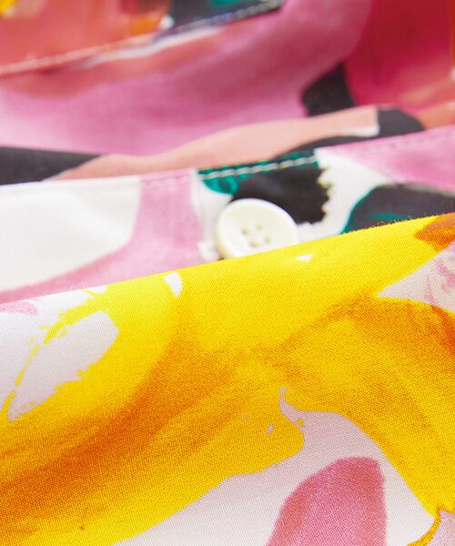 JNBY / ジェーエヌビーワイ シャツ・ブラウス | Abstract Hand-painted Floral Sleeveless Shirt / フローラフ スリーブレスシャツ | 詳細9