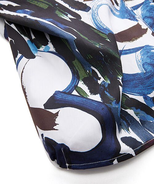 JNBY / ジェーエヌビーワイ シャツ・ブラウス | Abstract Hand-painted Floral Sleeveless Shirt / フローラフ スリーブレスシャツ | 詳細20