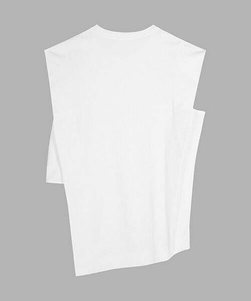 JNBY / ジェーエヌビーワイ シャツ・ブラウス | Sophisticated Block-structure Sleeveless T-shirt / ノースリーブTシャツ | 詳細8