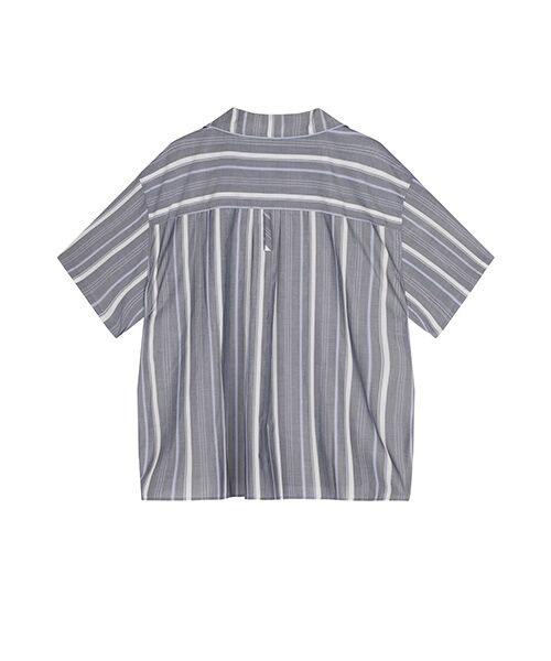 JNBY / ジェーエヌビーワイ ルームウェア | HOME Unisex Striped Lounge Shirt / ユニセックス ストライプラウンジシャツ | 詳細1