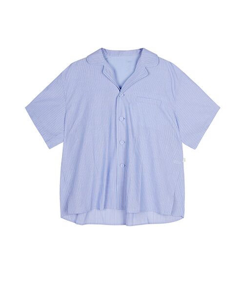 JNBY / ジェーエヌビーワイ ルームウェア | HOME Unisex Striped Lounge Shirt / ユニセックス ストライプラウンジシャツ | 詳細23