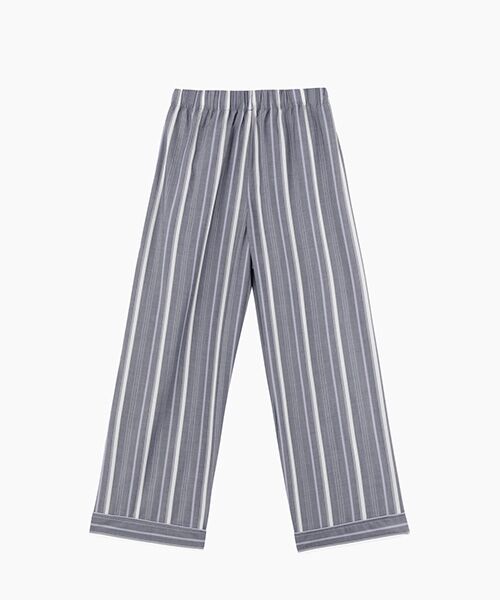 JNBY/ジェーエヌビーワイ HOME Unisex Striped Lounge Trousers GRAY S JNBY/ジェーエヌビーワイ HOME Unisex Striped Lounge Trousers GRAY S