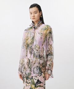 JNBY / ジェーエヌビーワイ シャツ・ブラウス | Sheer Botanical Shirt / シアーボタニカルシャツ