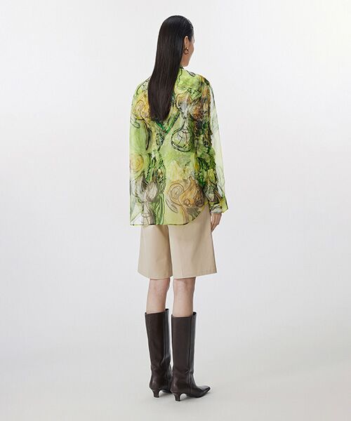 JNBY / ジェーエヌビーワイ シャツ・ブラウス | Sheer Botanical Shirt / シアーボタニカルシャツ | 詳細6
