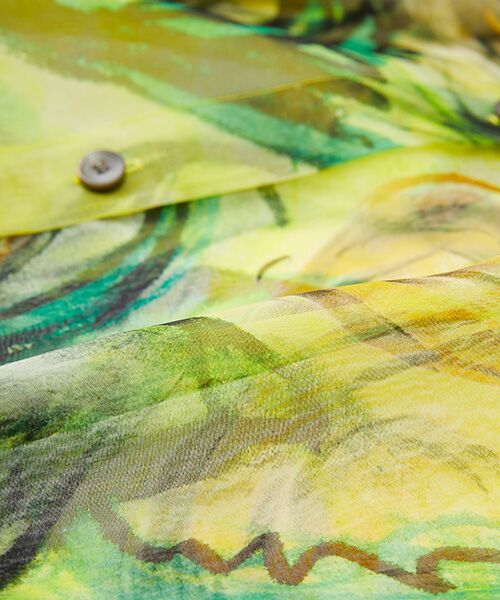 JNBY / ジェーエヌビーワイ シャツ・ブラウス | Sheer Botanical Shirt / シアーボタニカルシャツ | 詳細9