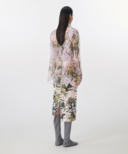 JNBY / ジェーエヌビーワイ シャツ・ブラウス | Sheer Botanical Shirt / シアーボタニカルシャツ | 詳細19