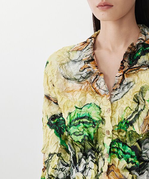 JNBY / ジェーエヌビーワイ シャツ・ブラウス | Bloom Textured Shirt / シワ加工シャツブラウス | 詳細2